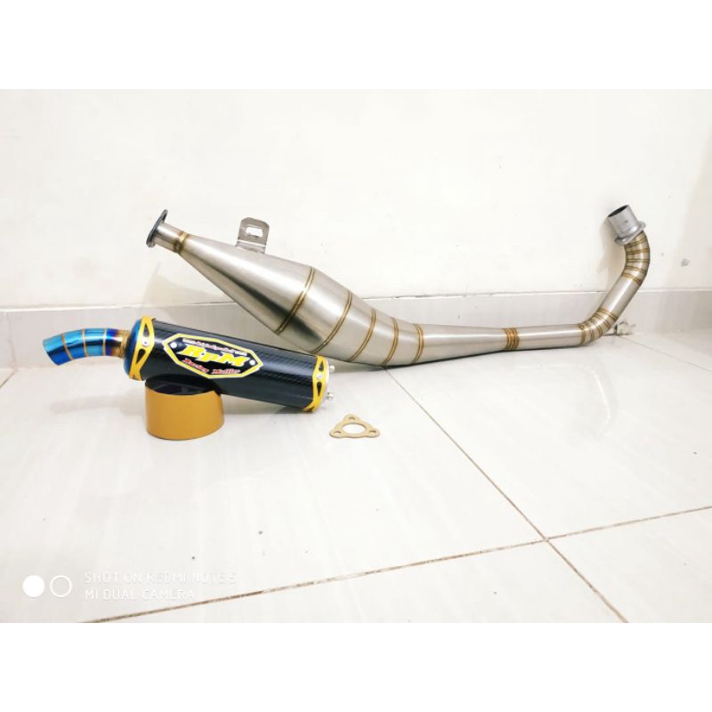 Knalpot RPM Carbon Satria Hiu - Satria Lumba - RG Sport 110 - RGV 120 - LSCM