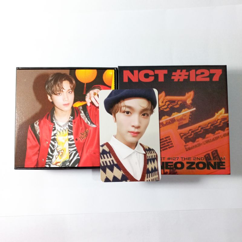 Ready Unsealed Neozone NCT 127 Kihno Album Photocard Haechan Pelukis