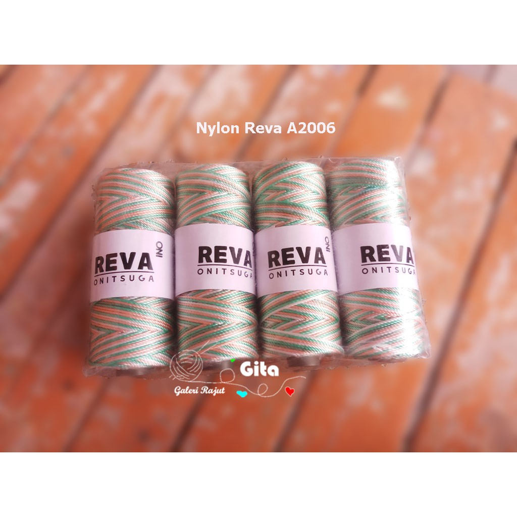 Benang Rajut Nylon Reva / Benang Rajut Tas Dompet