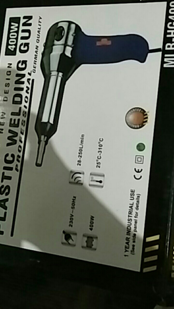 Plastic Welding Torch Gun - Hot Gun Plastik - Alat Las Plastik - Heat Gun Mollar