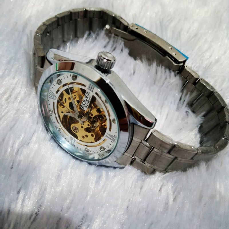 Jam tangan rolex automatic tanpa batrei