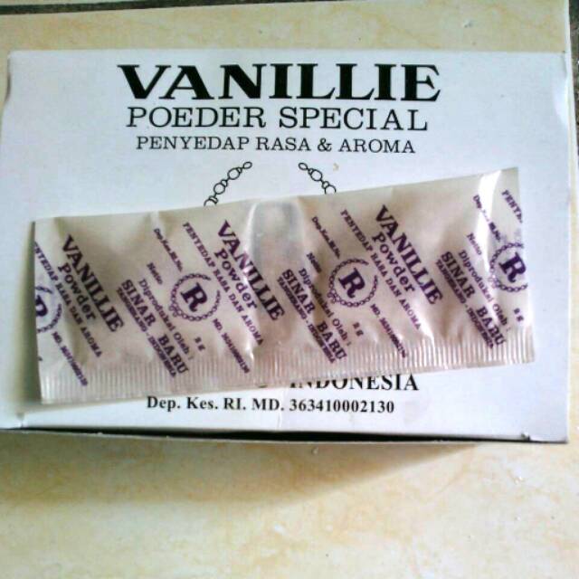 Vanili Bubuk Sachet 2gr  Shopee Indonesia