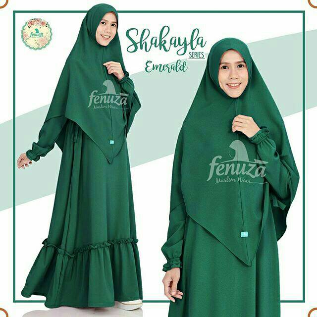 (Size XXS) Shakayla Emerald Shakayla Dress Fenuza Dress Shakayla Fenuza Khimar Zanitha Khimar