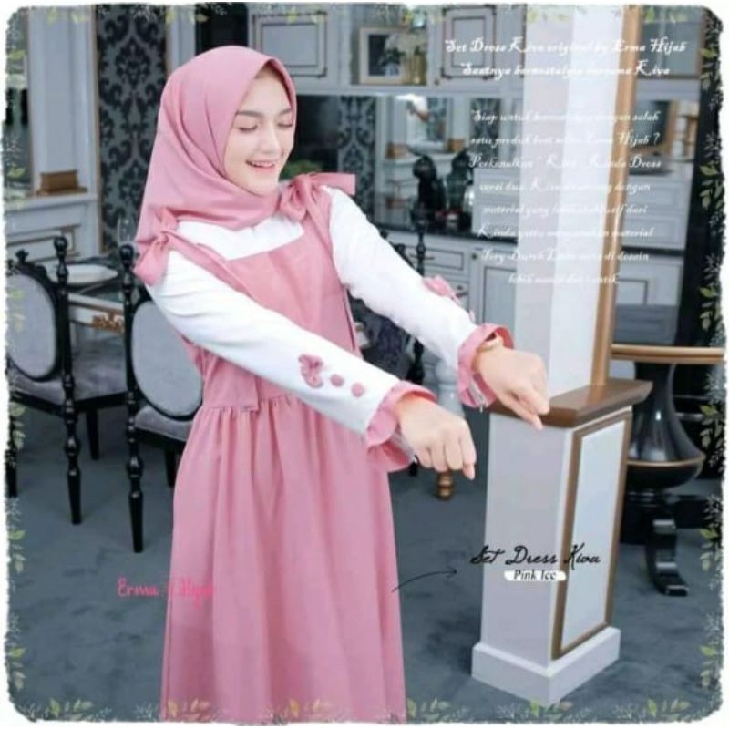 Gamis dress terbaru termurah Kiva Dress