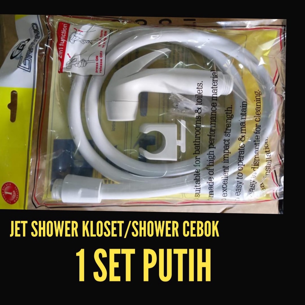 Jet Shower Kloset Toilet Closet Wasser Cebok WC Semprotan Duduk Kamar Mandi Ringan Kamar Mandi