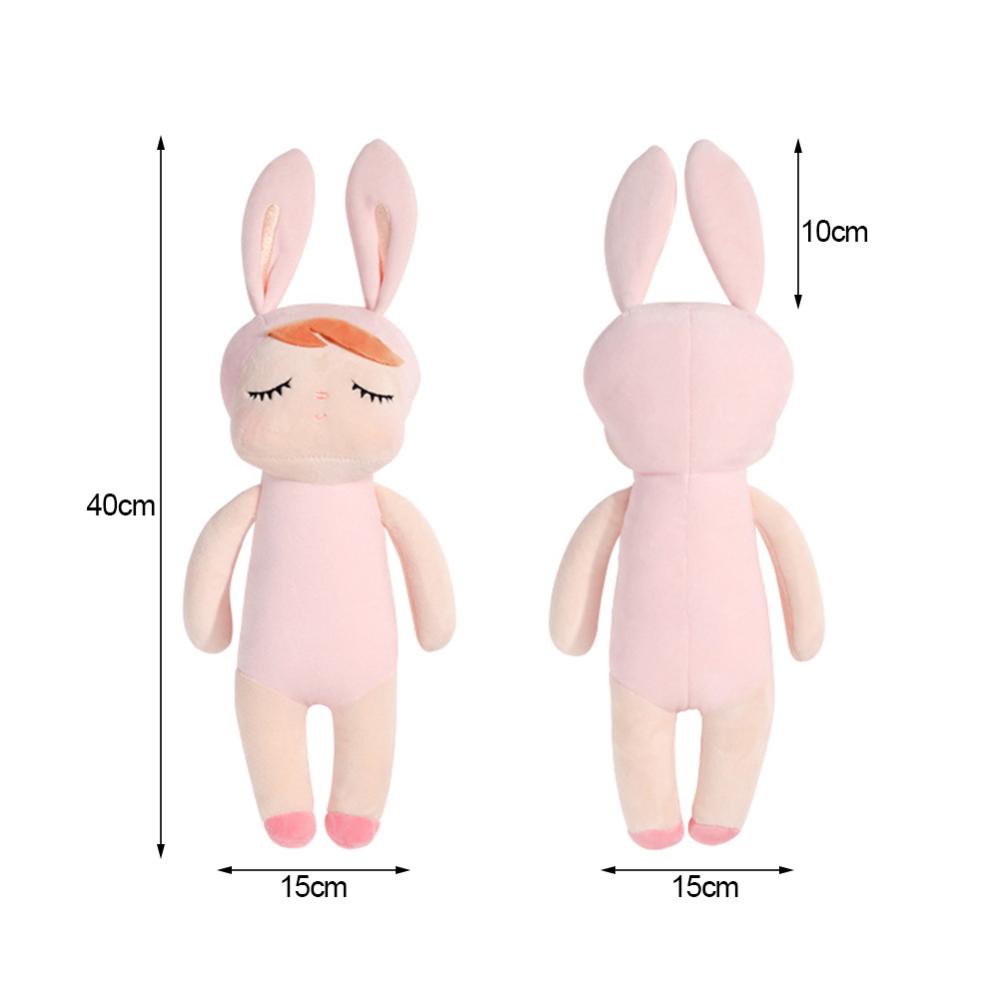 Timekey Metoo Mainan Boneka Stuffed Plush Kelinci Lucu Untuk Hadiah Natal / Ulang Tahun Anak Perempuan H3X9