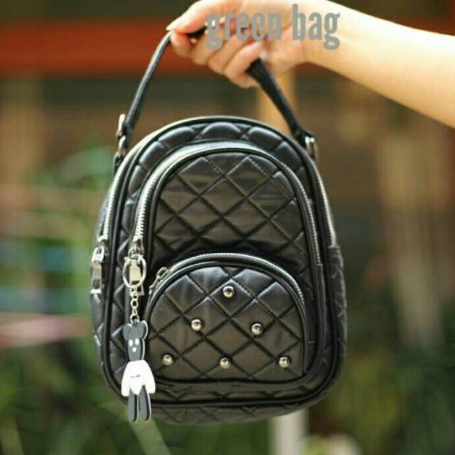 Tas selempang mini JAITENSTUDEGG /tas mungil multifungsi bisa ransel bisa selempang bisa jinjing