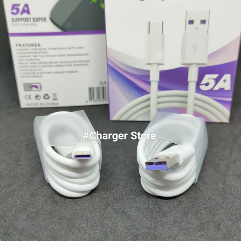 Kabel Data 5A Type C USB interface Support Super Fast Charging ORIGINAL