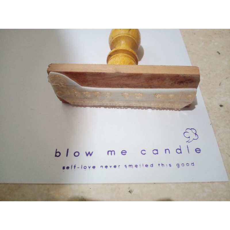 

Stempel Kayu Runaflek BIG SIZE Custom