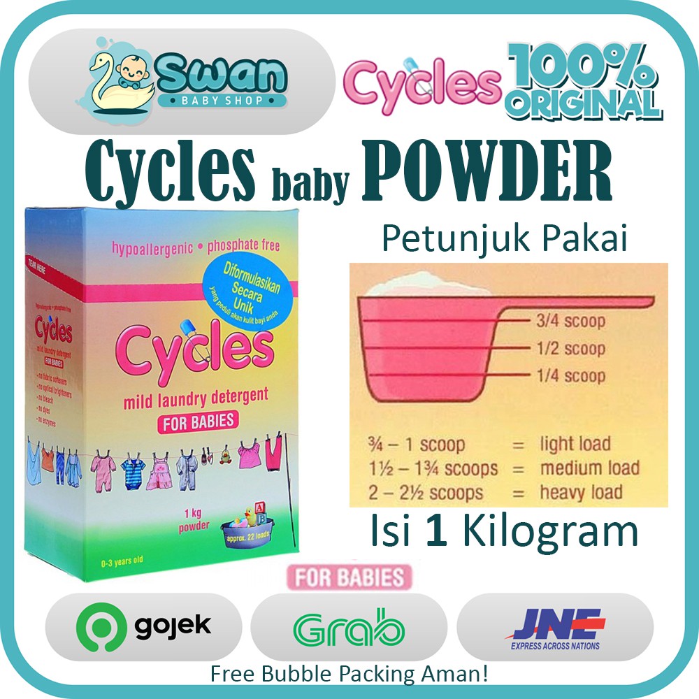 Cycles Detergent Powder 1kg