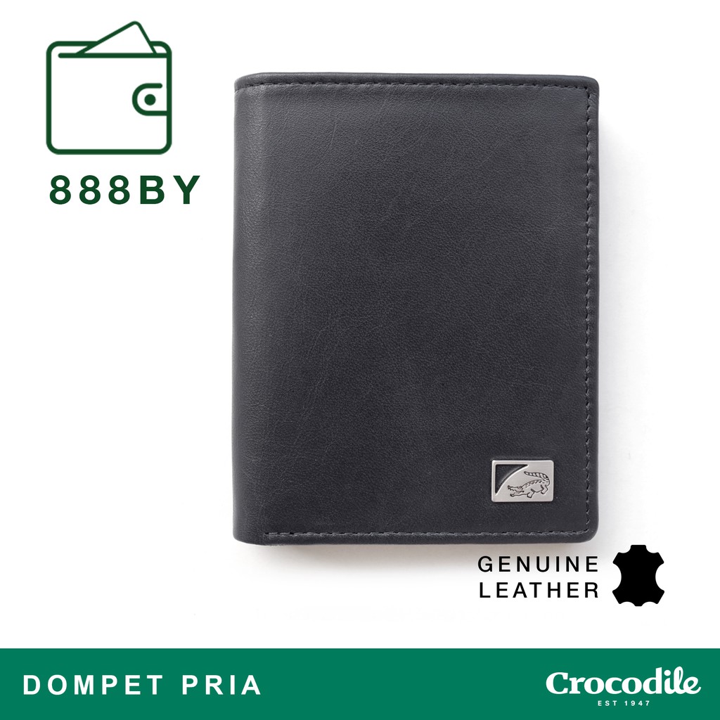  Crocodile  888BY Dompet  Pria  Men Wallet Leather Kulit  