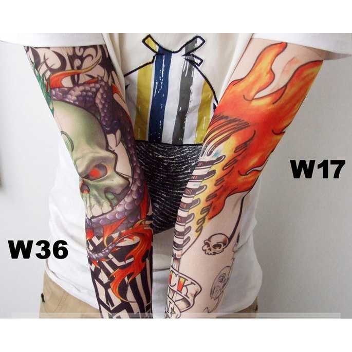 Sleeve Tato Palsu Temporary (Mix Motif)