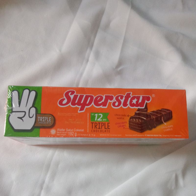 [Pack] Super Star Triple Chocolate 192 gr