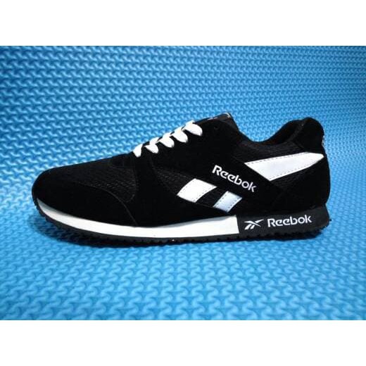 TERLARIS Sepatu Sneakers Reebok Black White Istimewa