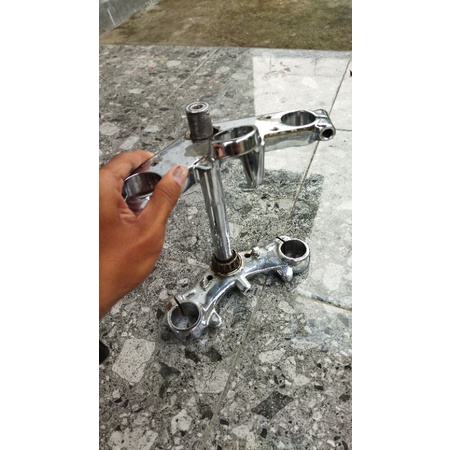 segitiga T atas bawah kawasaki ninja r new original copotan motor murah