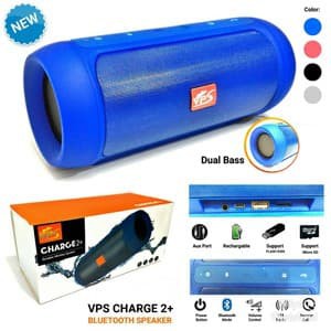 Speaker BLUETOOTH ORI Original VPS CHARGE 2+ DUAL BASS Portable Grosir