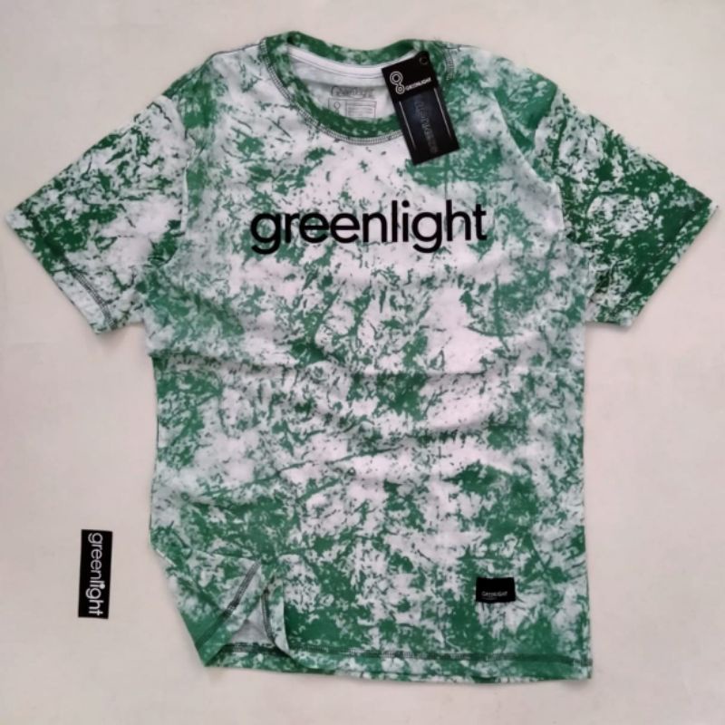 BAJU KAOS PRIA TSHIRT DISTRO GREENLIGHT FULLPRINT FREE STIKER OBLONG COWOK MOTIF KEREN