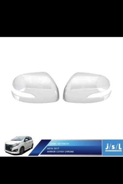 Cover spion mobil Agya/ Ayla 2017 chrome jsl