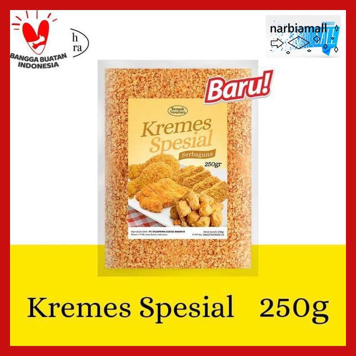 

U8Tyuj7- Rempah Nusantara Kremes Original 250Gr E4Wr46-