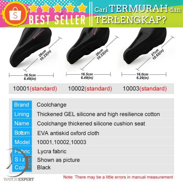 TERLARIS Cover Jok Sepeda Silica Gel Cushion - CoolChange 10001