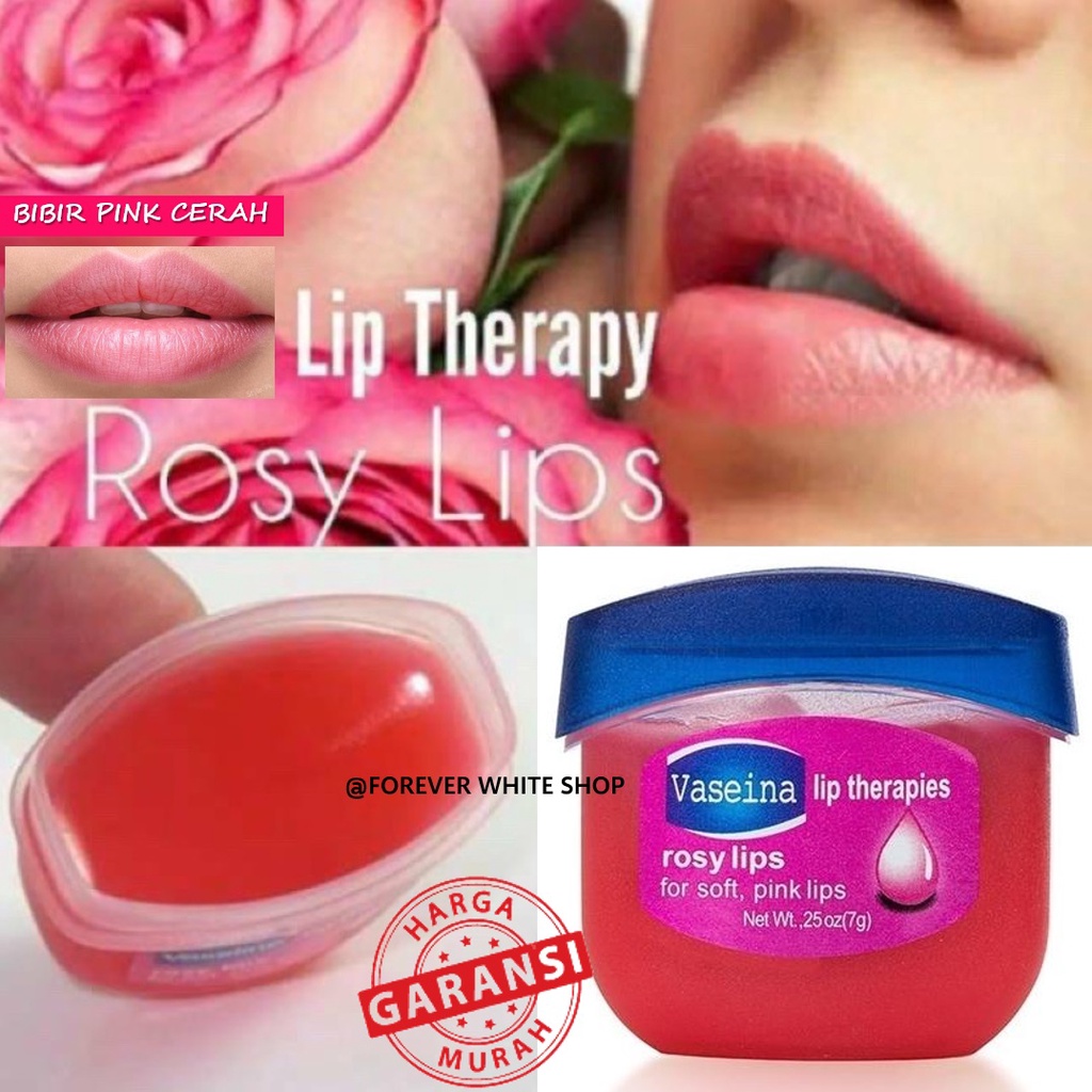 Lip Therapies Rosy Lips SOFT PINK USA Petroleum Jelly / Lip Balm Pelembab Bibir Pemerah Bibir Pink K