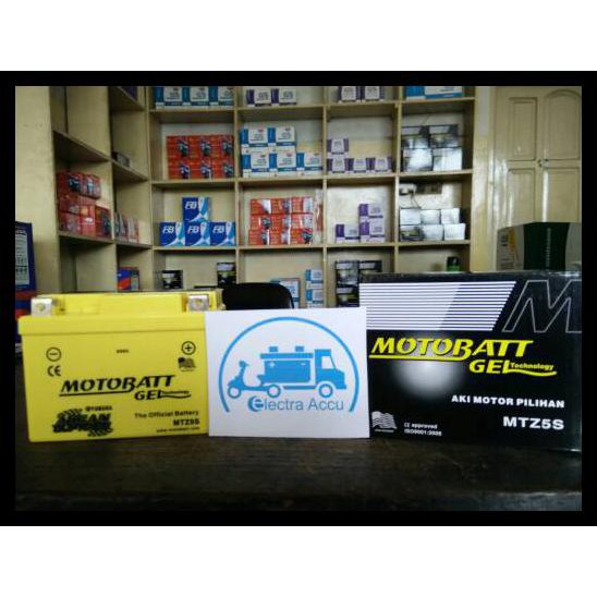 Aki motor Yamaha Mio M3 Motobatt MTZ5S aki kering / gel