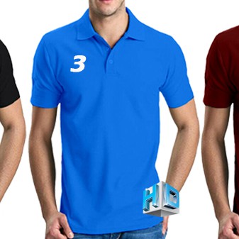 HD | Polo shirt KAOS POLO PRIA / KAOS KRAH | Baju polo pria | atasan pria-3 turkis