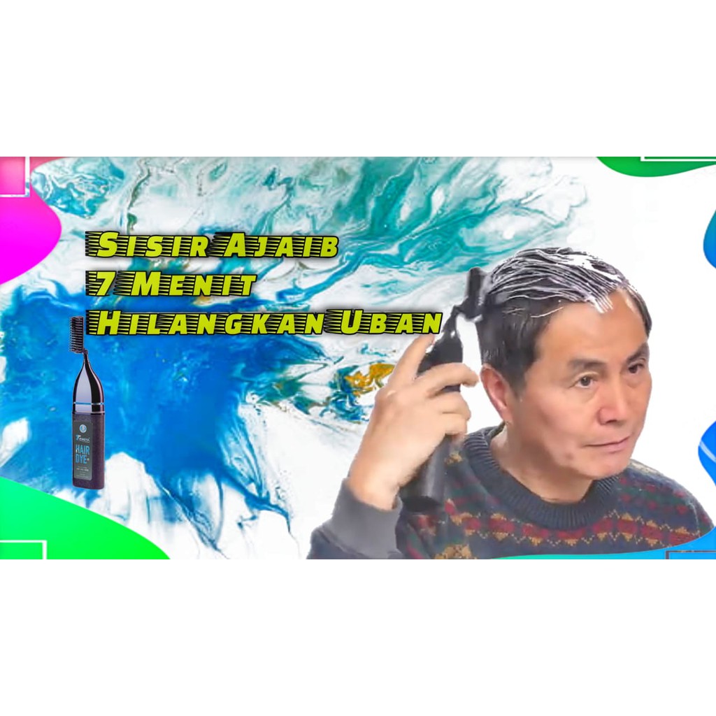 Tengya hitam Magic Comb Sisir Ajaib Penghilang Uban Selamanya