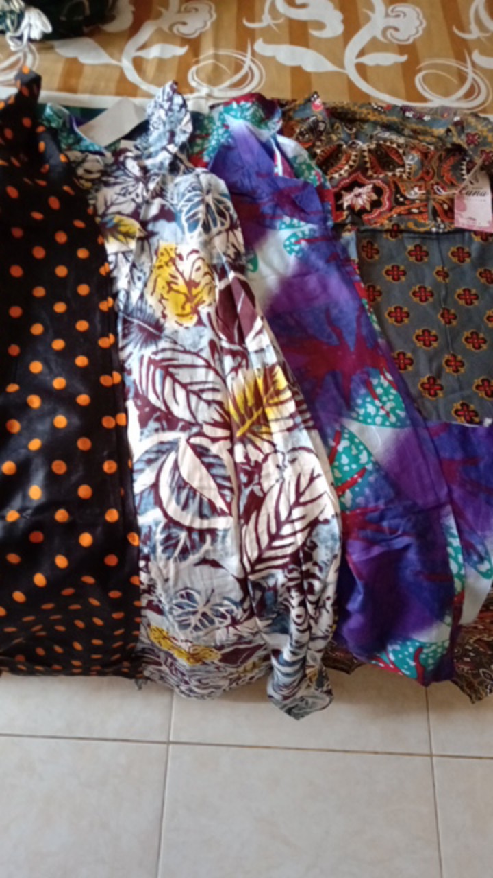 Daster Yukensi Jumbo Ld 120 Batik Solo Murah Kerut Dada