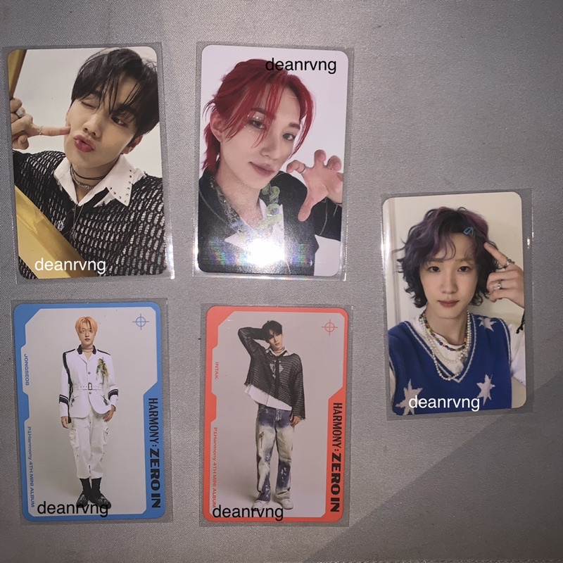 P1Harmony Harmony: Zero In Photocard - Intak Theo Jongseob Soul