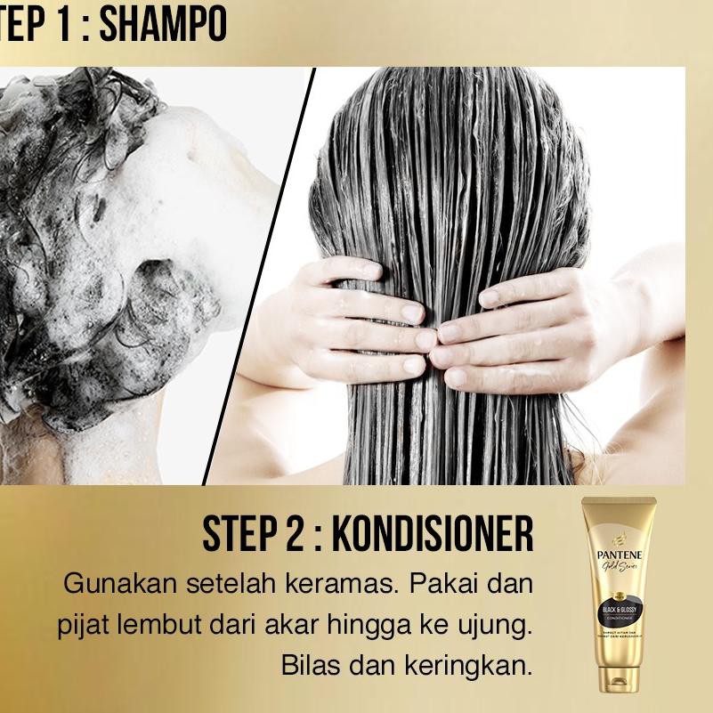 ➮ Pantene Pro-V Gold Series Smooth & Sleek Shampo 450 ml ◙