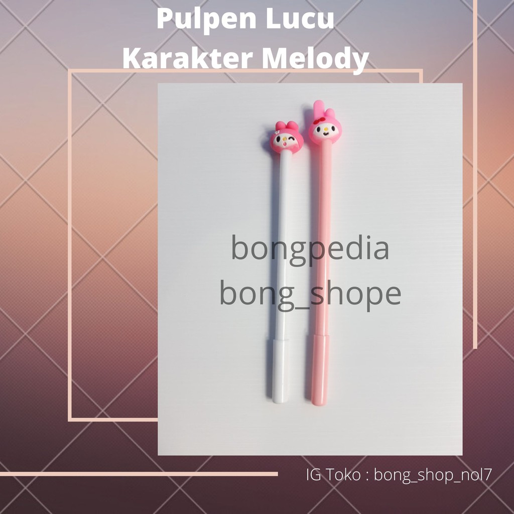 

Pulpen Lucu Karakter Melody|Pen Lucu Karater Melody|Ballpoint Lucu Melody