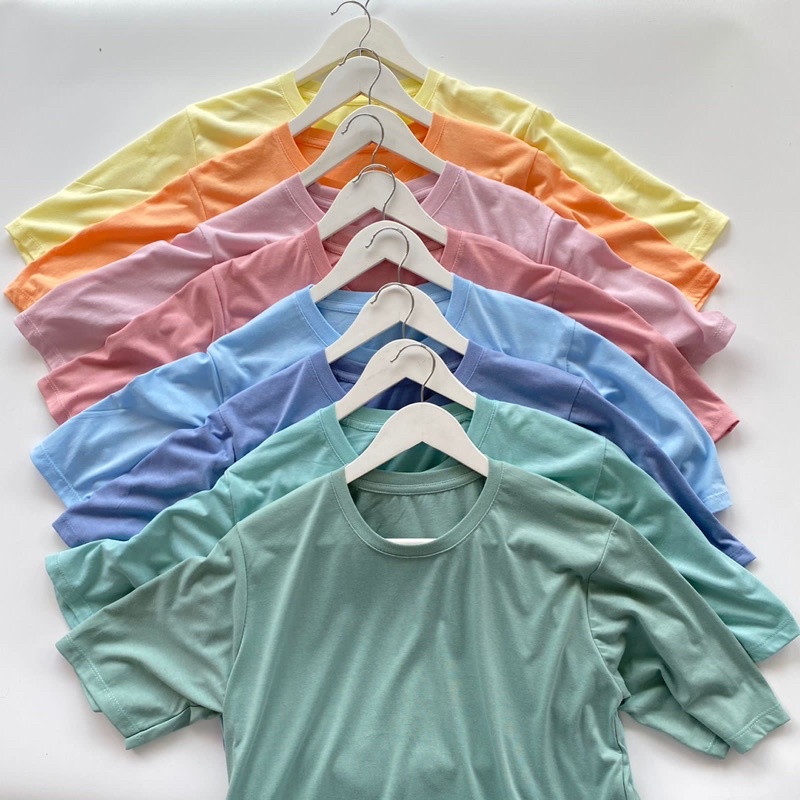 CROP TEE POLOS / BASIC TEE OVERSIZED WANITA COTTON COMBED 30s