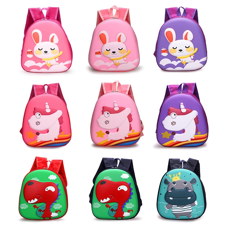 Serenity Ransel Anak Unisex  Perempuan dan Laki-laki Karalter Panda Dinosaurus Kuda / Backpack Sekolah Import / Tas Sekolah Anak PAUD TK SD - 478
