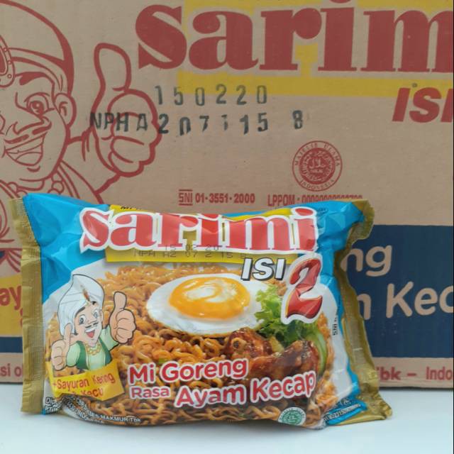 

Sarimi Goreng isi 2 Rasa Ayam Kecap 24pcs/Karton
