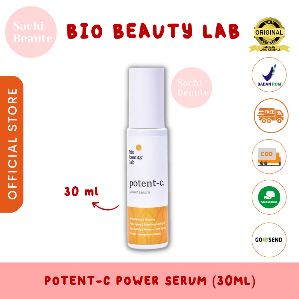 Bio Beauty Lab Potent-C Power Serum 30ml PotentC 30 ml BBL Essence Wajah Vitamin C