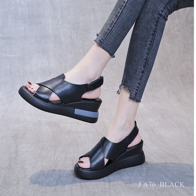 SANDAL SLOP FASHION WOMEN WEDGES PALMIRA A76