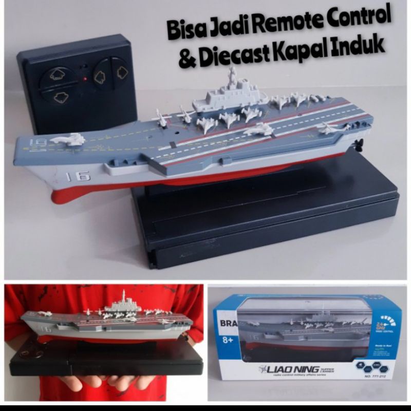 Rc Kapal Induk Perang Remote Kontrol - Diecast Boat Remot Kontrol Anak