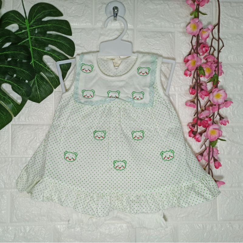 Ss#1005 Pakaian Anak Perempuan size 0-10bulan / Dress Anak Cewek / Setelan Anak / Baju Bayi Lucu