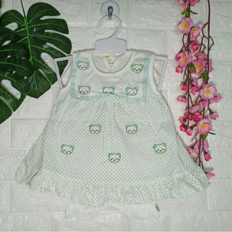 Ss#1005 Pakaian Anak Perempuan size 0-10bulan / Dress Anak Cewek / Setelan Anak / Baju Bayi Lucu