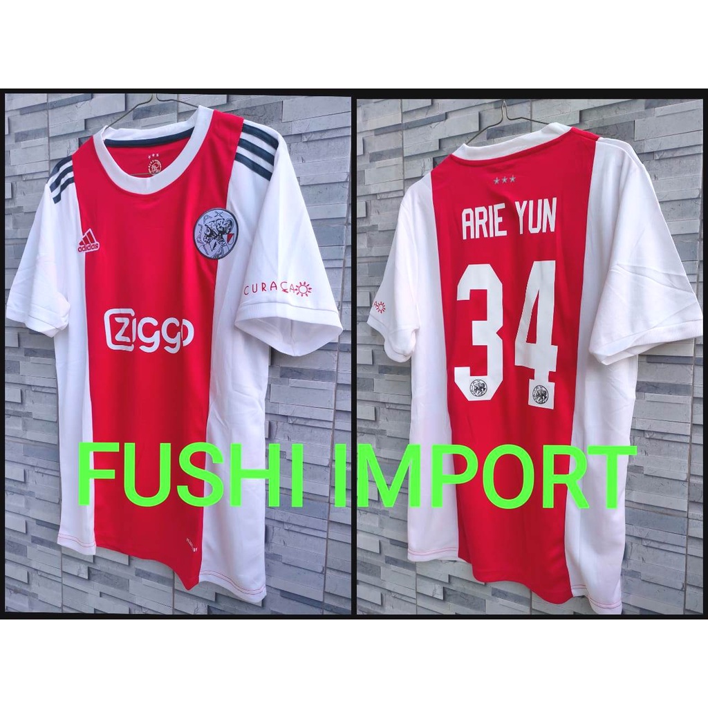 HQ JERSEY BOLA AJAX HOME 2021-2022 GO HQ IMPORT