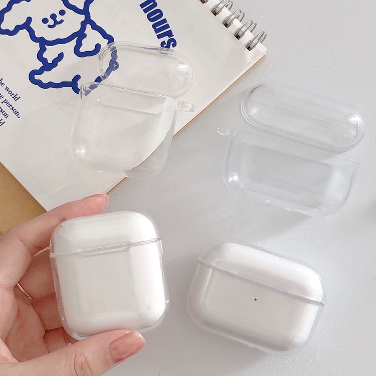 Soft Case Silikon TPU Transparan Cover AirPods 1 2 3 4 Pro 2