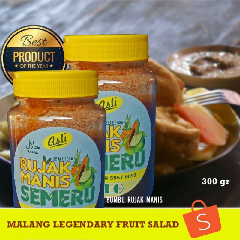 

BUMBU Rujak Manis dan Petis Tahu Semeru Malang ASLI