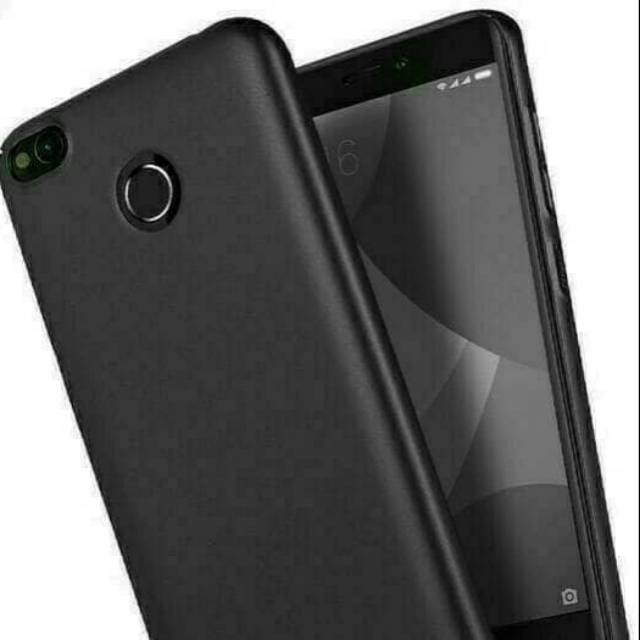 CASE REDMI 4A / PRIME BLACK MATE SOFT LEMBUT ANTICRACK Back Case
