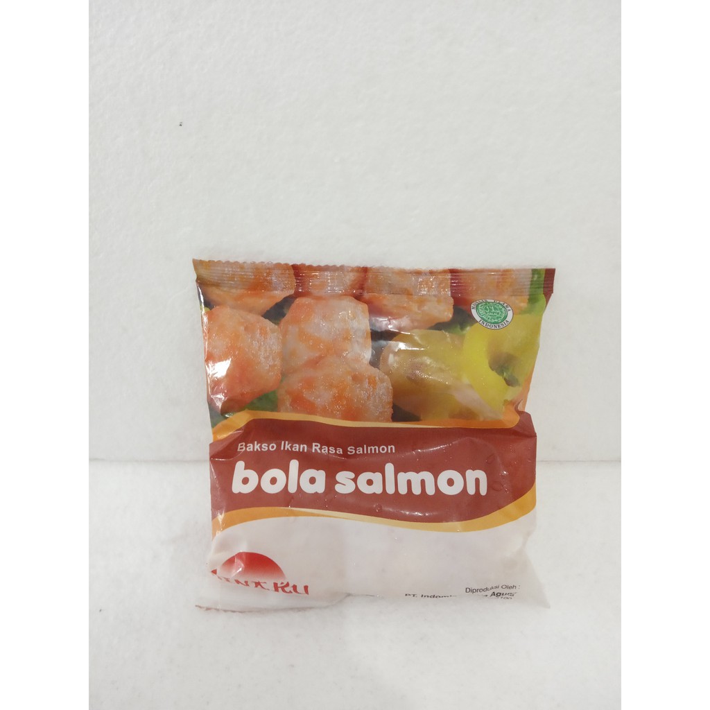 

Bola Ikan Bakso Baso Fish Ball Salmon MINAKU 200gr Murah Shabu HALAL