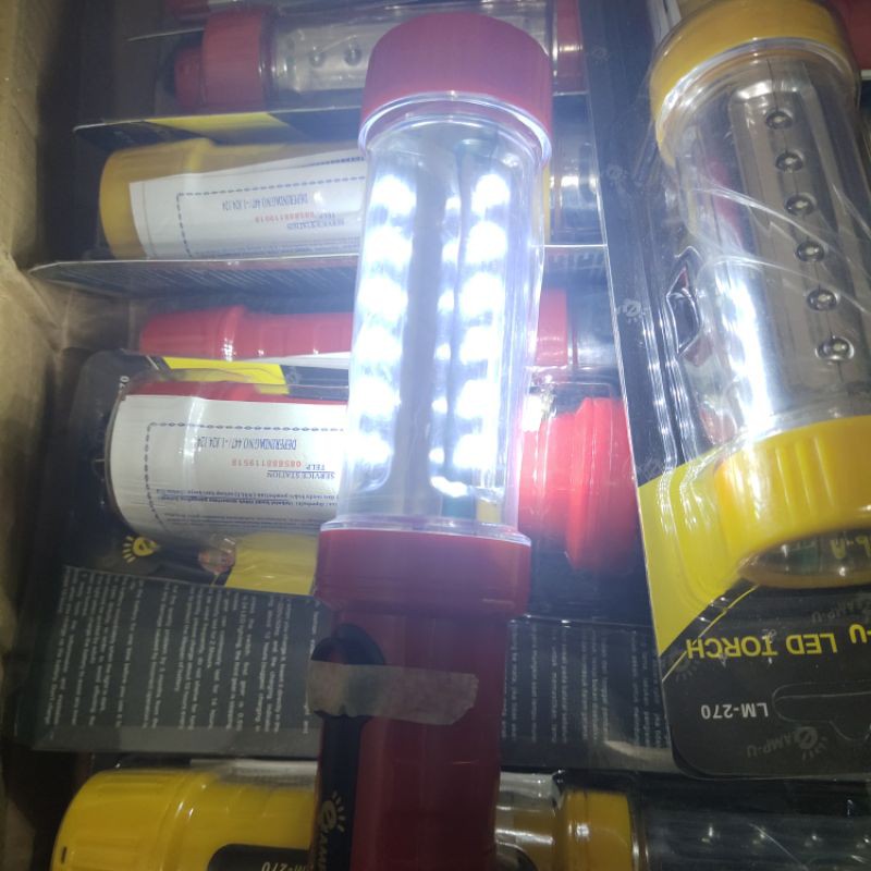 center lampu led torch batre tahan lama dan terang