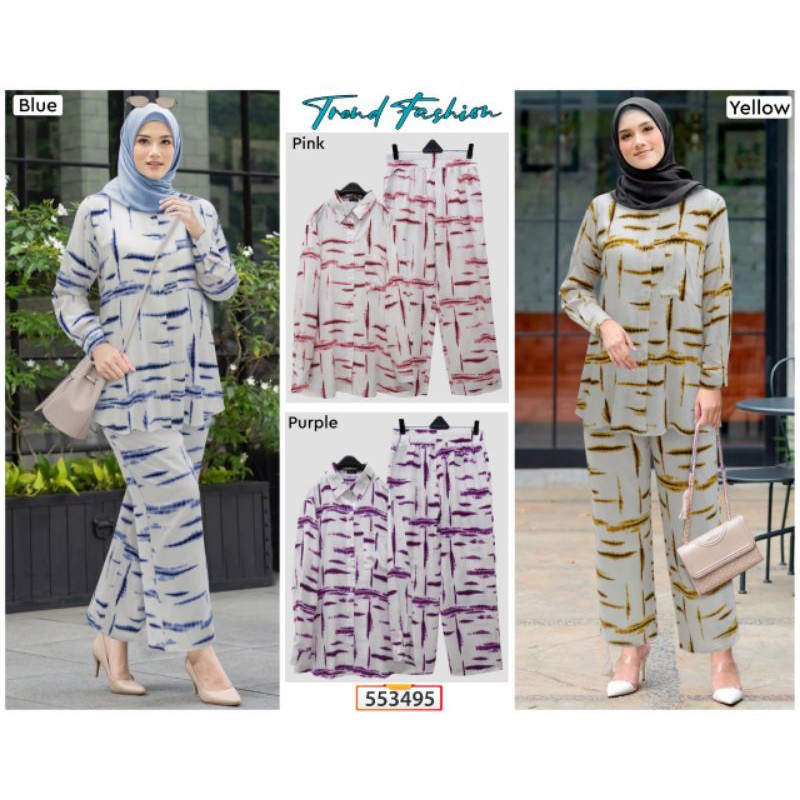 Set. Tie dye panjang