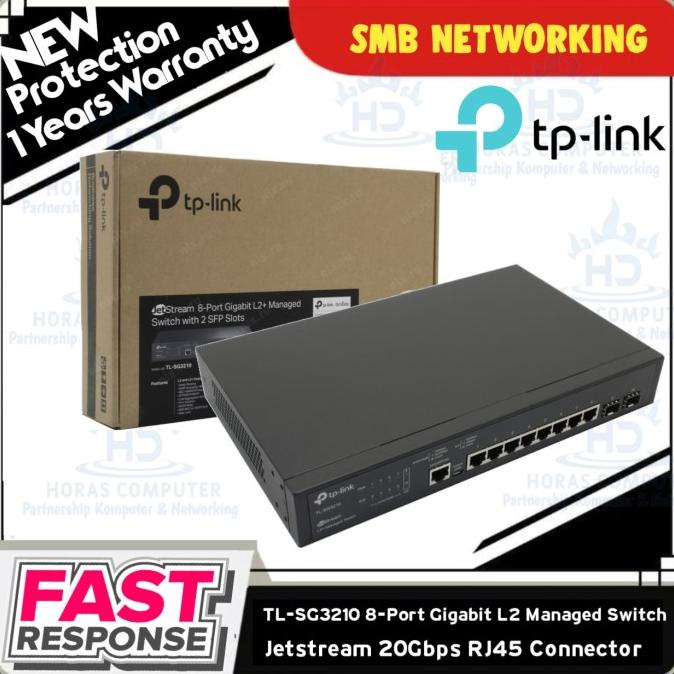 Tp-Link Tl-Sg3210 Jetstream 8-Port Gigabit L2 Managed Switch With 2 Sf Listamaturi_Jkt