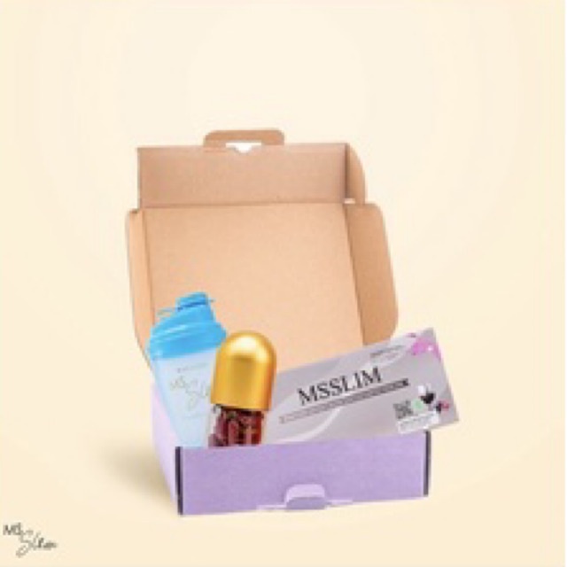 PAKET BTS 1 MS SLIM (MS SLIM FIBER & SLIMMING CAPSULE