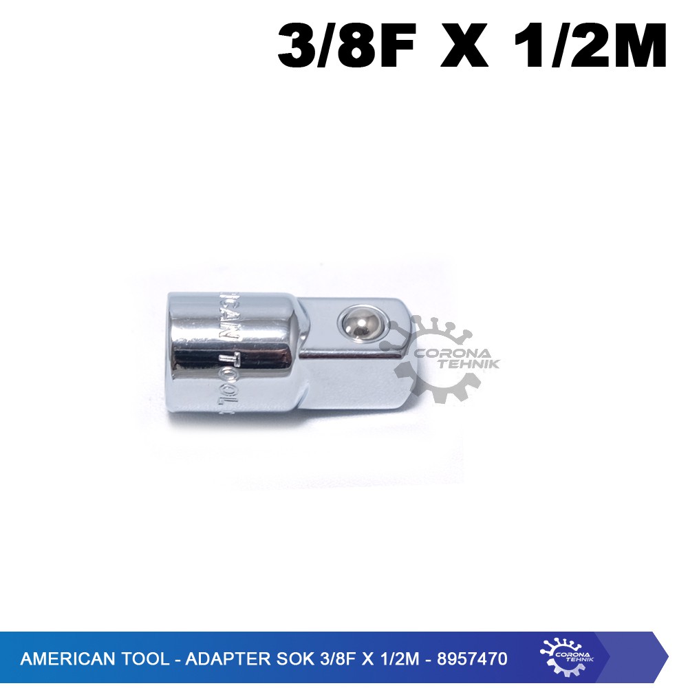 American Tool - Adapter Sok 3/8F x 1/2M - 8957470